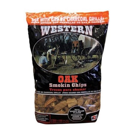 WESTERN Western 78077 BBQ Oak Wood Smoking Chips 8439911